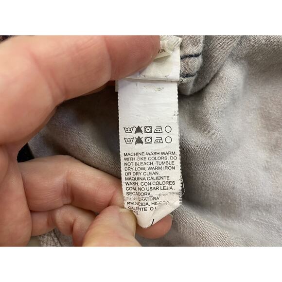 Lucky Brand Pearl Snap Western Shirt Mens Large Red Black Plaid Soft Pockets - Picture 9 of 13